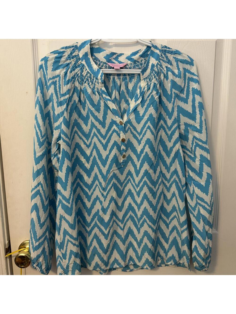Lilly Pulitzer Elsa Silk Top-Small